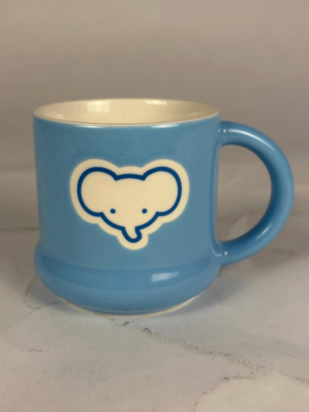 Miffy and Friends Coffee mug powder blue elephant ceramic tea mug, made in Japan